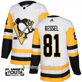 Barn Ishockey Pittsburgh Penguins Tröja Phil Kessel 81 Adidas 2017-2018 Vit Authentic
